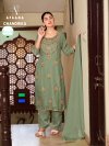Chandrika By Afsana Fandy Satin Readymade Salwar Kameez 